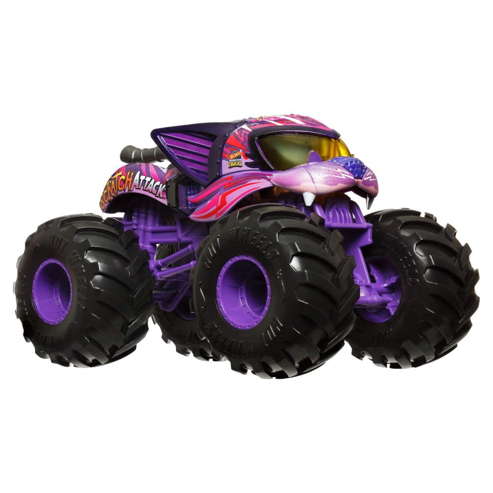 Amazon.com: Hot Wheels Monster Trucks 2024 Oversize Scratch Attack